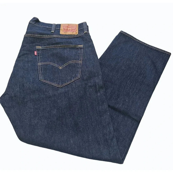 Levi's 501 Original Button Fly Jeans 42x30 Straight Leg Denim 4996 New w/o Tags - Picture 1 of 12